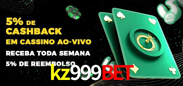 Promoções do cassino ao Vivo kz999bet